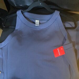 SPANX Women's blue Midi AirEssentials Tank Dress